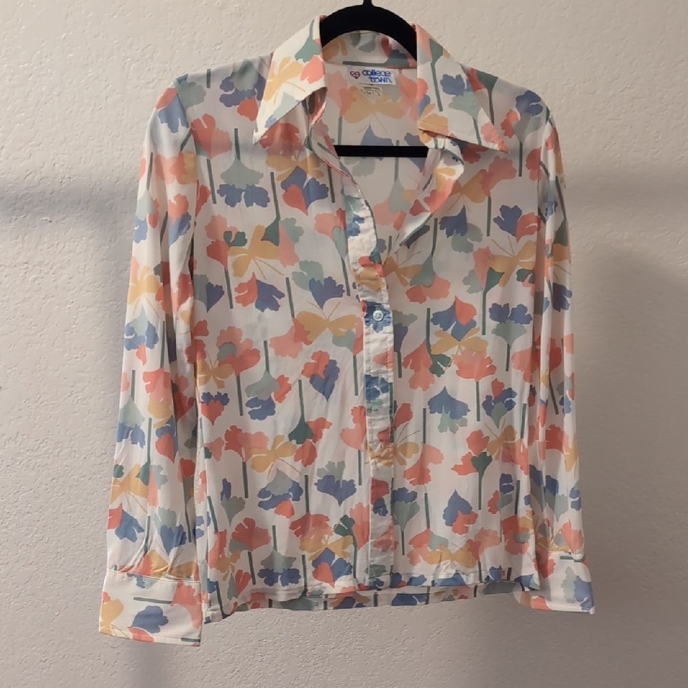 Colorful Floral Women's Top College Town